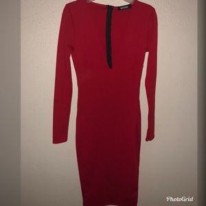 Red Midi Dress
